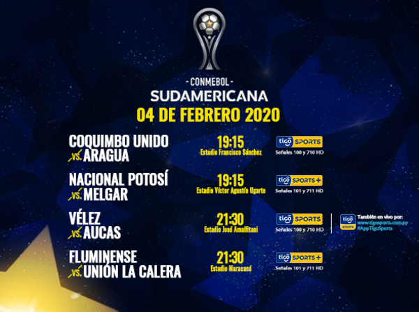 Arranca el show de la Copa Sudamericana por Tigo Sports