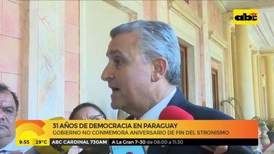 Villamayor sobre aniversario de fin del Stronismo - ABC Noticias - ABC Color