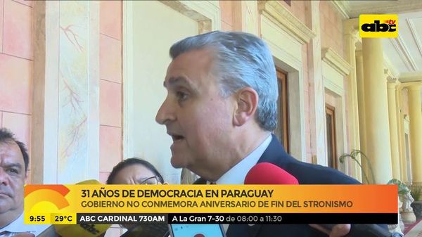 Villamayor sobre aniversario de fin del Stronismo - ABC Noticias - ABC Color