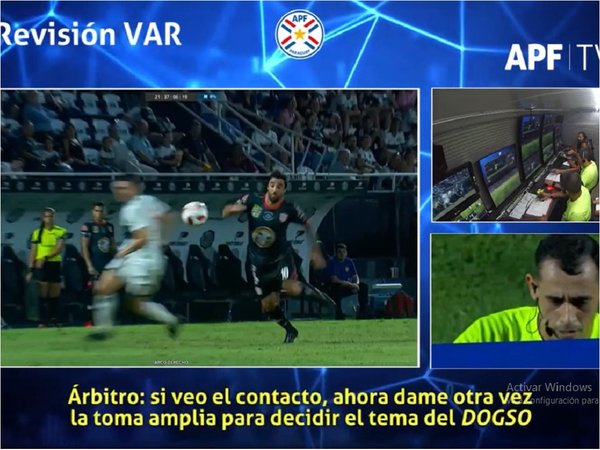 Revelan audio del VAR de la polémica jugada de Olimpia-San Lorenzo