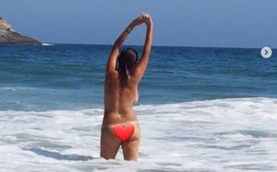HOY / Norath Alfonzo, desnuda en playa brasileña: "Merecen pecados como yo"