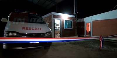 INAUGURAN OBRAS EN LOCAL PROPIO DE BOMBEROS DE SAN JUAN DEL PARANÁ