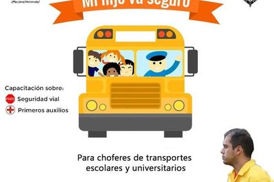 Prieto capacitará a choferes de transporte escolar y universitario