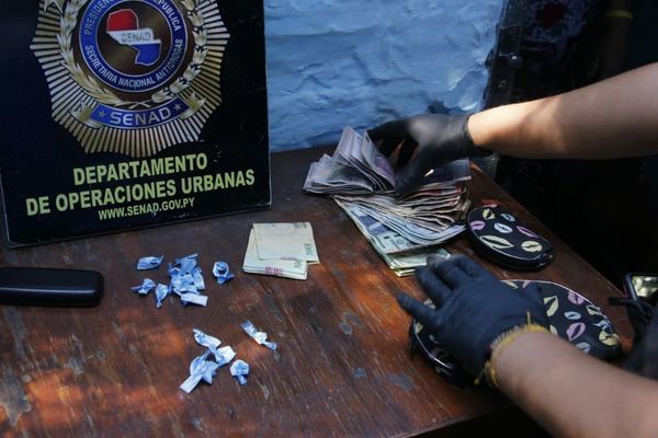 SENAD anula foco de distribución de drogas en Ricardo Brugada - ADN Paraguayo