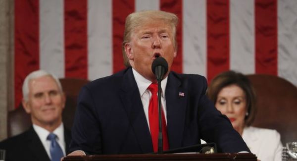 Trump reivindica su ‘acuerdo del siglo’ en el discurso al Congreso en EEUU | .::Agencia IP::.