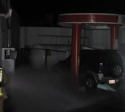 Chocó contra gasolinera y provocó fuga de gas - Paraguay.com