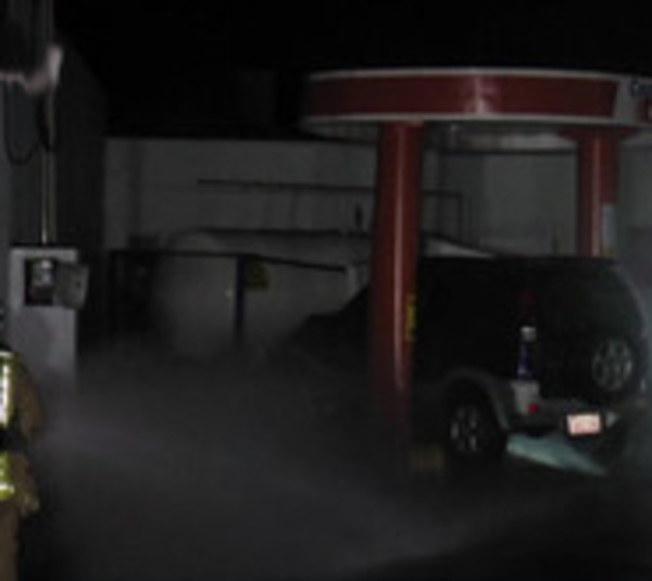 Chocó contra gasolinera y provocó fuga de gas - Paraguay.com