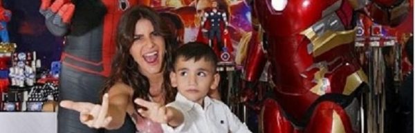 Amparo Velázquez celebró los 6 años de su hijo