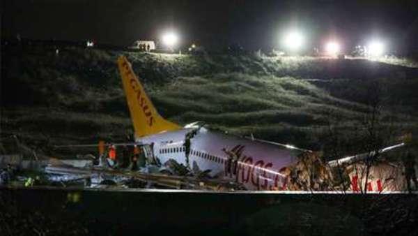 Avión se despistó y se partió en tres en Estambul: hay 120 heridos - ADN Paraguayo