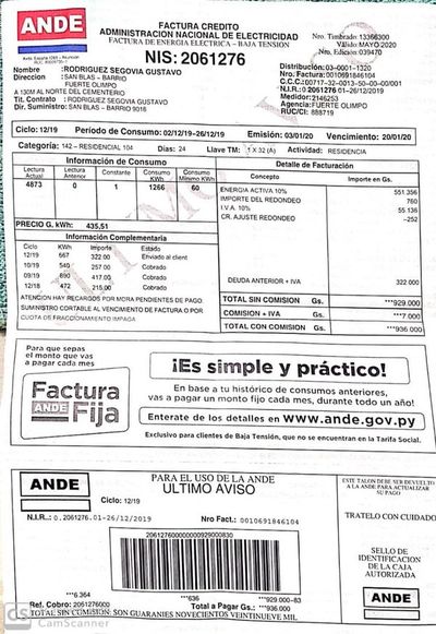 Lluvias de quejas de usuarios de la ANDE en Fuerte Olimpo - Nacionales - ABC Color