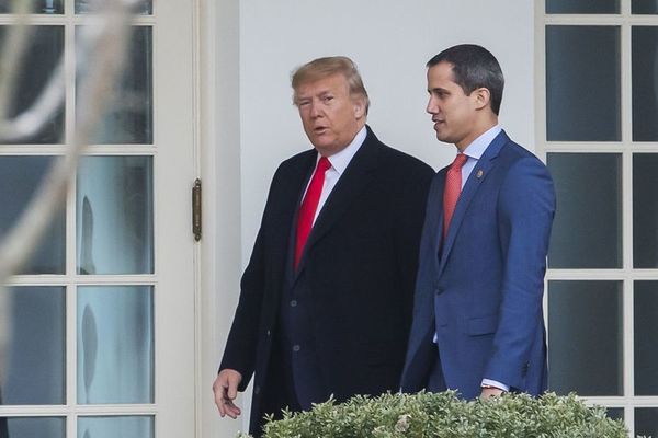 Trump recibe a Guaidó en la Casa Blanca - Mundo - ABC Color