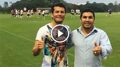 Haedo y Cabañas fueron a Ypané para apoyar a la albirroja (Vídeo) - PARAGUAYPE.COM