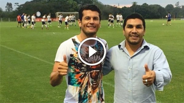 Haedo y Cabañas fueron a Ypané para apoyar a la albirroja (Vídeo) - PARAGUAYPE.COM