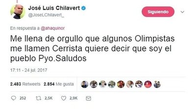 Chilavert: "orgulloso que me llamen cerrista" - PARAGUAYPE.COM
