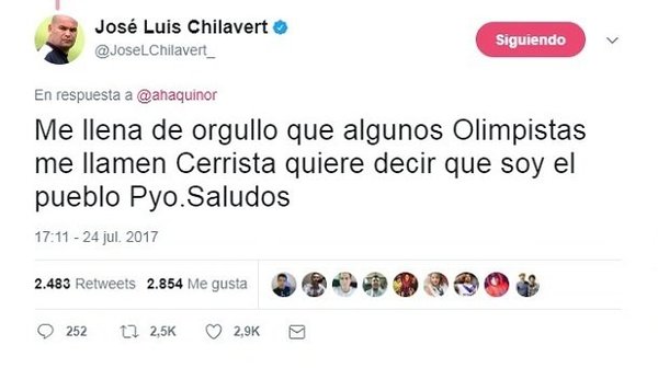 Chilavert: "orgulloso que me llamen cerrista" - PARAGUAYPE.COM