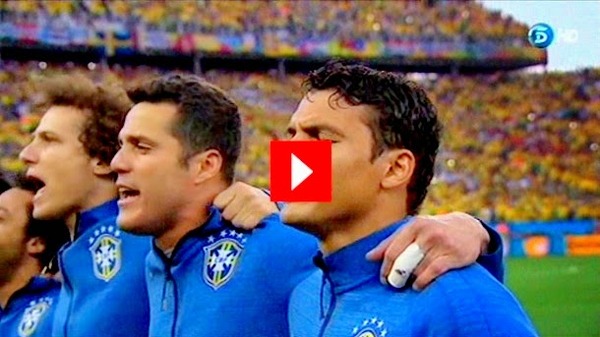 Brasileños cantando el himno a capella Inauguración del Mundial 2014 (VIDEO) - PARAGUAYPE.COM