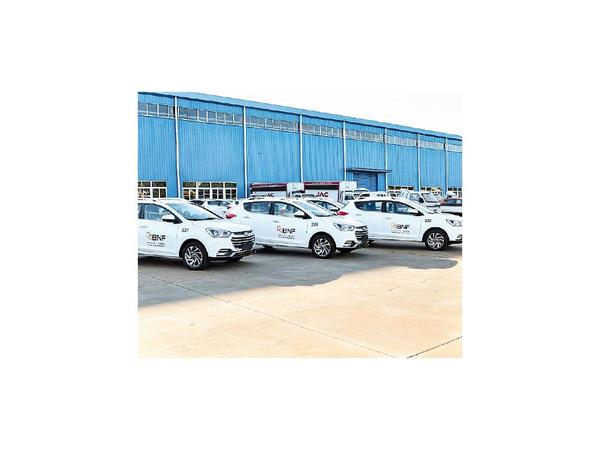 BNF recibió rodados ensamblados por una industria local