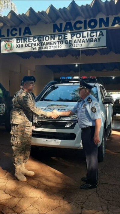 Entregan nueva patrullera al Grupo Especial de Operaciones en Pedro Juan - Nacionales - ABC Color