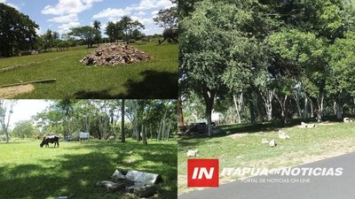 DENUNCIAN ABANDONÓ DE OBRAS EN PLAZA DE AYOLAS