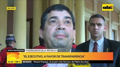 “El ejecutivo a favor de la transparencia” - ABC Noticias - ABC Color