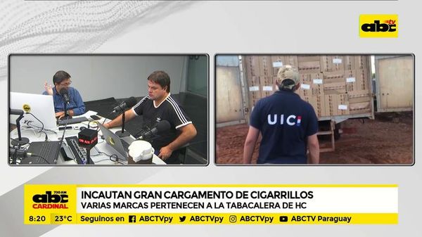 Incautan gran cargamento de cigarrillos - ABC Noticias - ABC Color