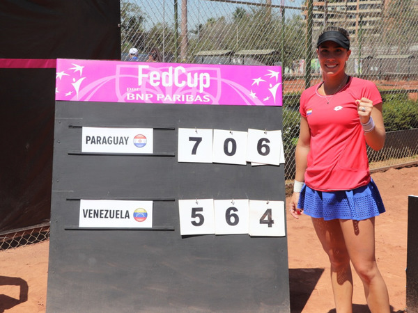 Paraguay obtiene su primer punto en la Fed Cup