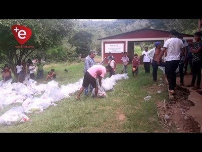 ENTREGAN VÍVERES EN COMUNIDADES INDIGENAS DE ITAPÚA