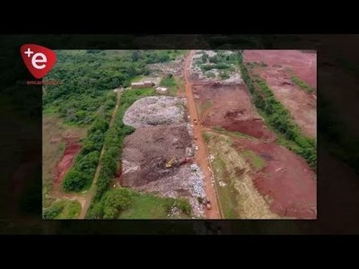 MUNICIPIO ENCARNACENO EJECUTA OBRAS EN EL RELLENO SANITARIO