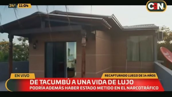 Reo que escapó en una congeladora residía en medio de lujo