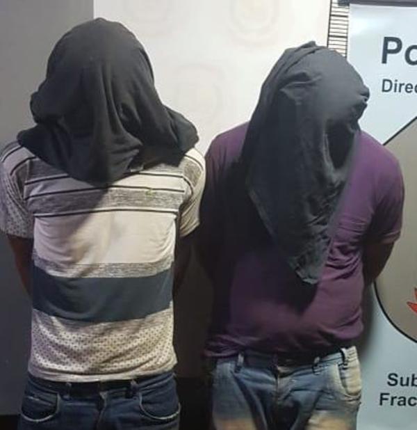 Atrapan a motochorros en Minga Guazú