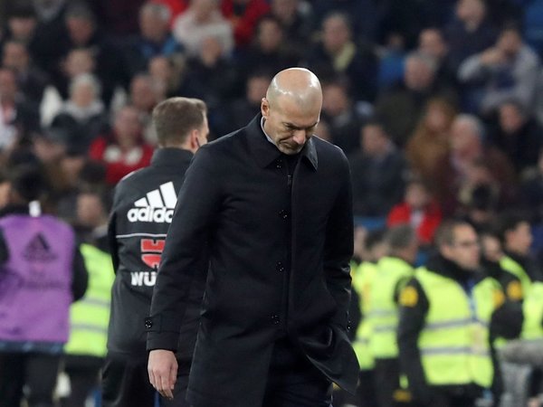 Zidane: "Estoy triste, algo ha pasado para encajar cuatro"