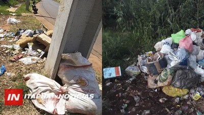 VECINOS VIVEN EN UN BASURAL A SOLO DOS CUADRAS DE LA COSTANERA