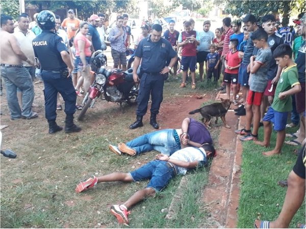 Tras persecución capturan a presuntos motochorros en Minga Guazú