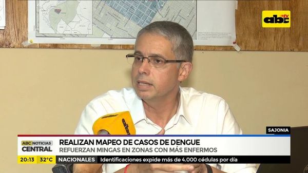 Realizan mapeo de casos de dengue - ABC Noticias - ABC Color