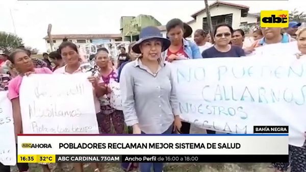Tavaygua Bahía Negra-gua oñemanifesta ojerurévo sistema de salud oiko haguã - ABC Remiandu - ABC Color