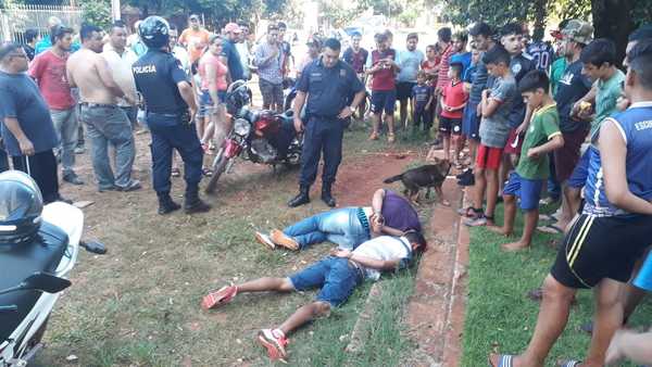 Motochorros detenidos tras intensa persecución policial en Minga Guazú