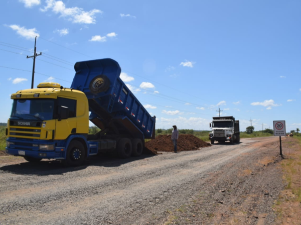 En marcha rehabilitación del tramo vial San Cosme-Atinguy