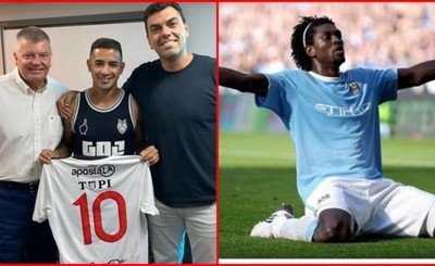 Derlis González ya firmó y anuncian contratación de Emmanuel Adebayor