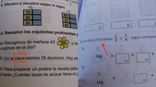 HOY / La burrada en textos fue del MEC, admiten: gráficas de ABC y otras los imprimieron