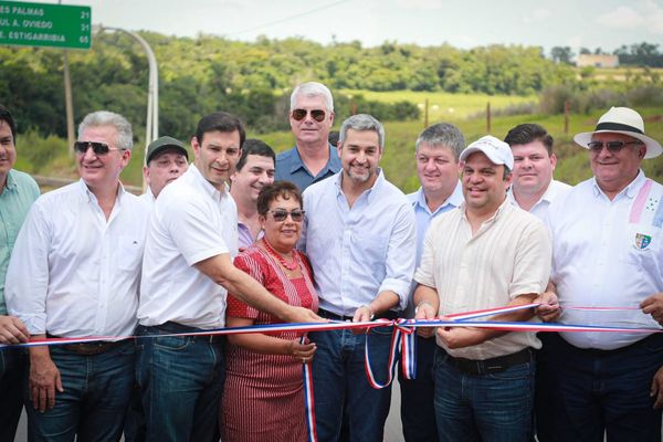 Inauguran 31,4 km de asfalto que unen Raúl Arsenio Oviedo y Nueva Toledo