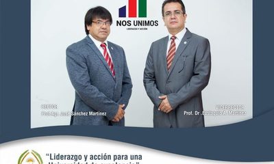 Dupla de candidatos a Rector y Vicerrector de la UNE presentan propuestas