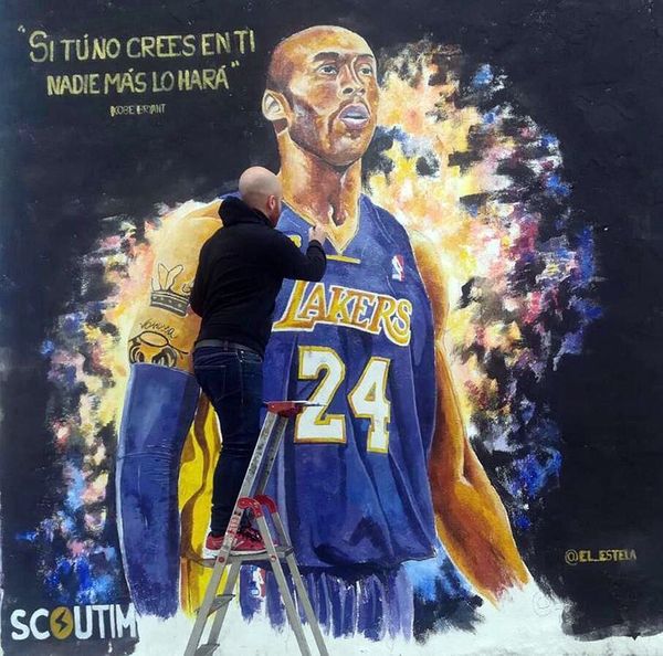 Homenajearán a Kobe Bryant con un mural - Básquetbol - ABC Color