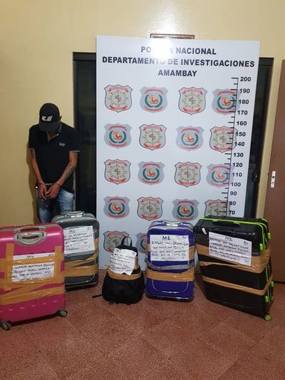 Detienen a peligroso narco brasileño con marihuana en Pedro Juan - Nacionales - ABC Color