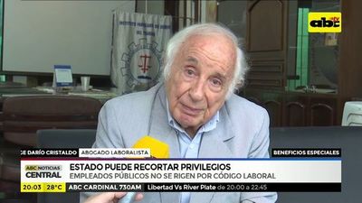 Estado puede cortar privilegios a funcionarios afirma especialista - ABC Noticias - ABC Color