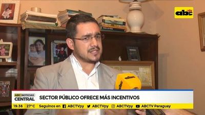 Sector público ofrece más incentivos - ABC Noticias - ABC Color