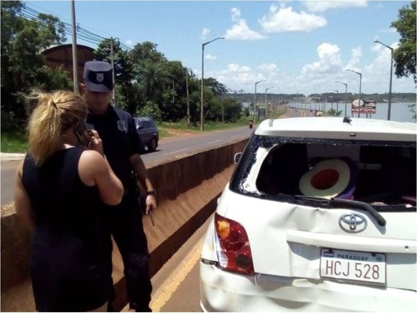 Entraron a motel luego de ocasionar accidente