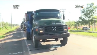 Comisario Principal Pedro Flores: El tránsito se está normalizando en la Ruta Villeta - Alberdi - SNT