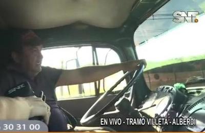 Así se vivió el cierre de la Ruta Villeta-Alberdi - SNT