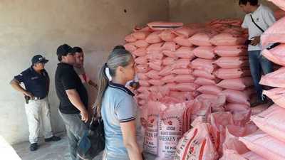 Incautan 18 toneladas de azúcar de supuesto contrabando en Ciudad del Este | .::Agencia IP::.