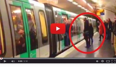 Hinchas ingleses expulsan a un negro del tren en París (VÍDEO) - PARAGUAYPE.COM